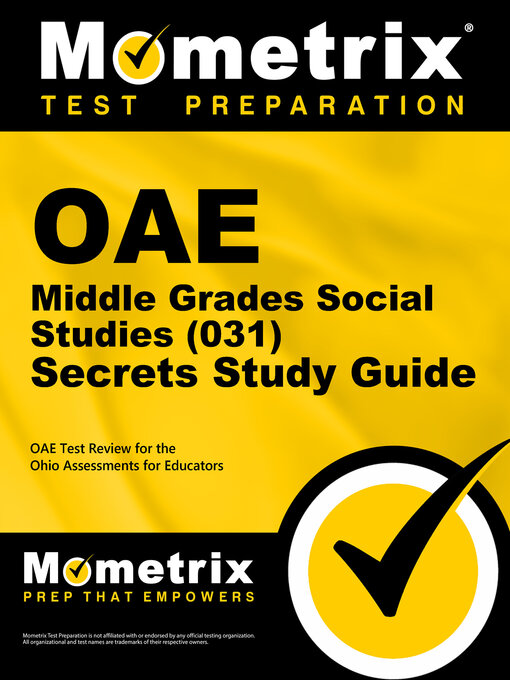Cover image for OAE Middle Grades Social Studies (031) Secrets Study Guide